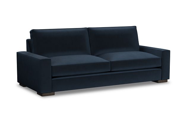 Edgewater Joya Dark Blue 96" Sofa W/ 2 Cushions (0)