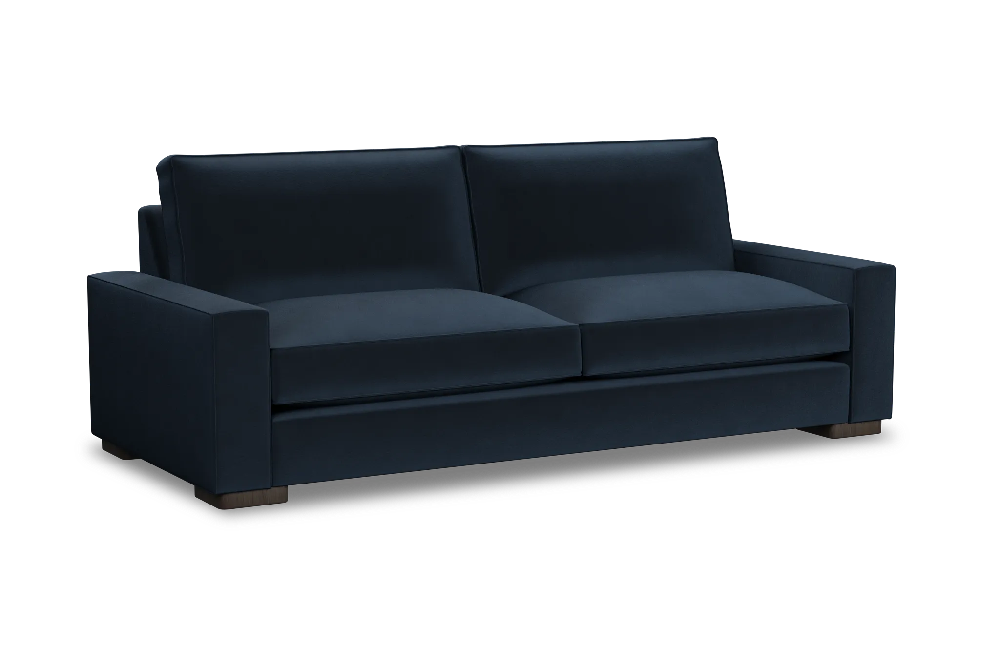 Edgewater Joya Dark Blue 96" Sofa W/ 2 Cushions