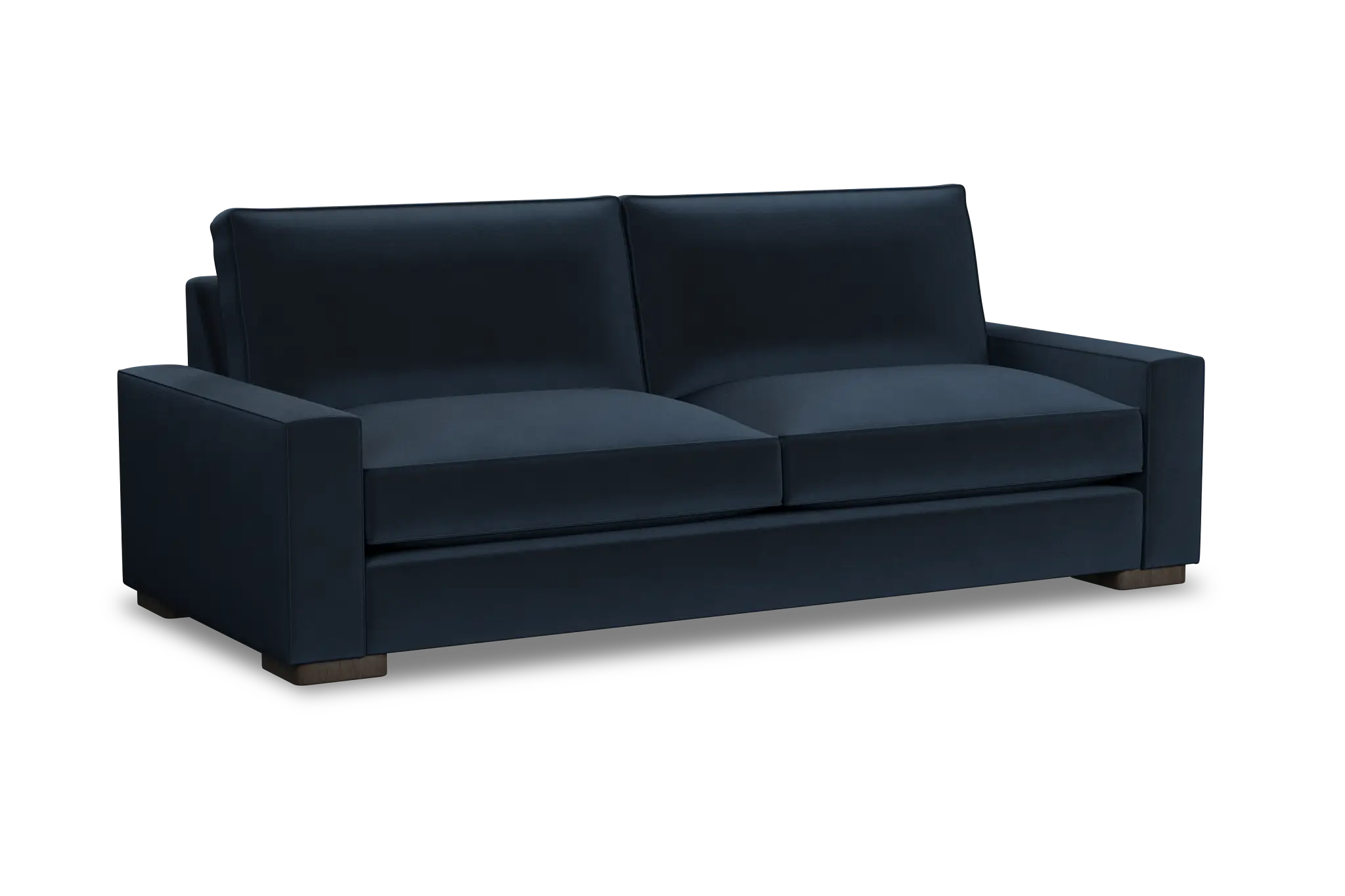 Edgewater Joya Dark Blue 96" Sofa W/ 2 Cushions Edgewater Joya Dark Blue 96" Sofa W/ 2 Cushions
