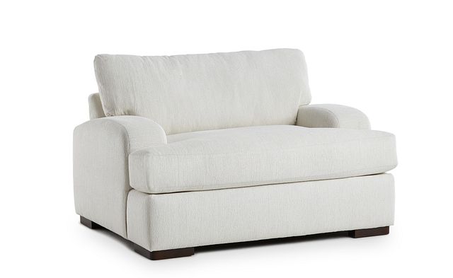 Alpha White Fabric Chair (0)