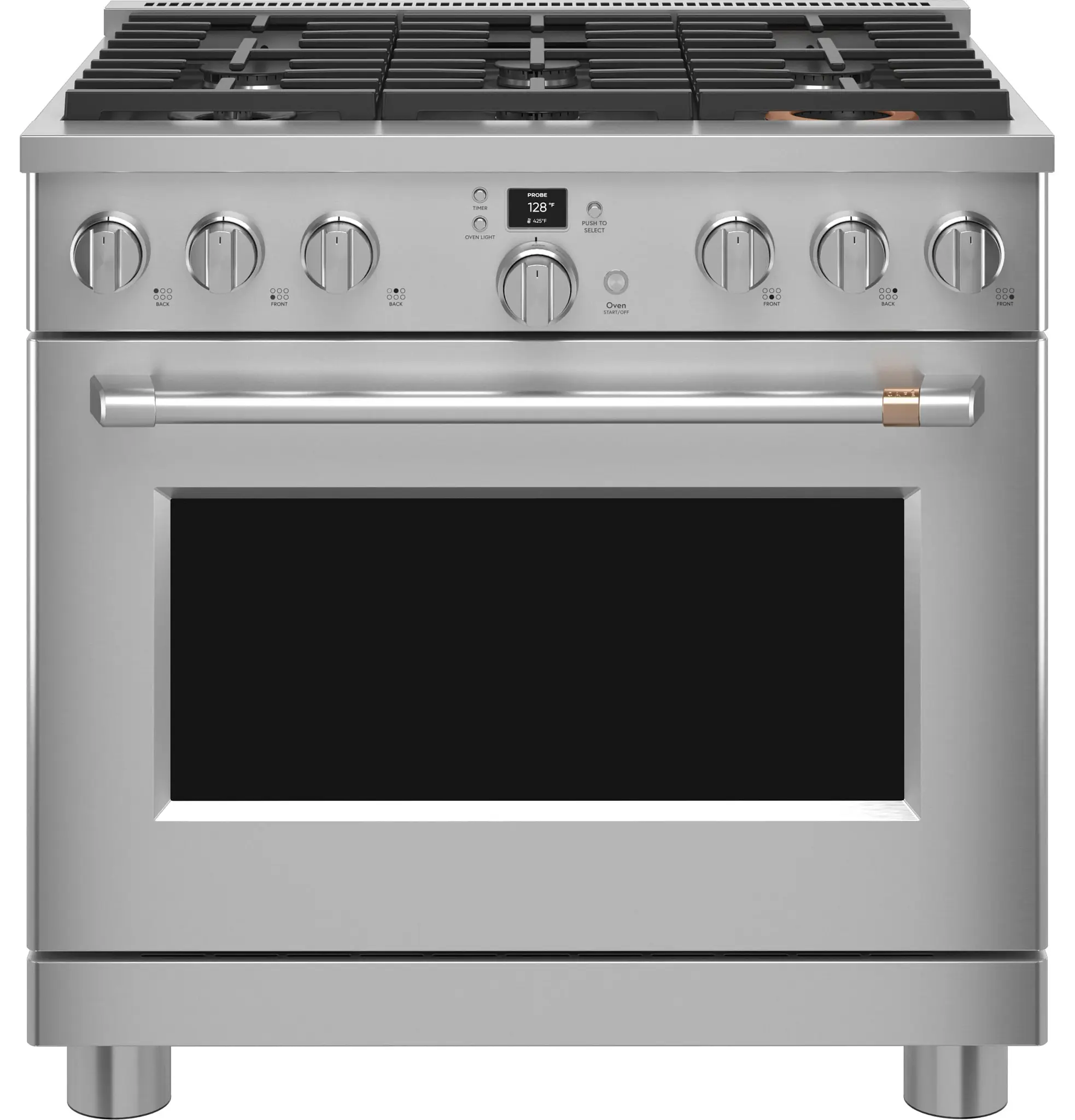 Cafe 366 Series Stainless Steel 36" Dual Fuel Range Cafe 366 Series Stainless Steel 36" Dual Fuel Range