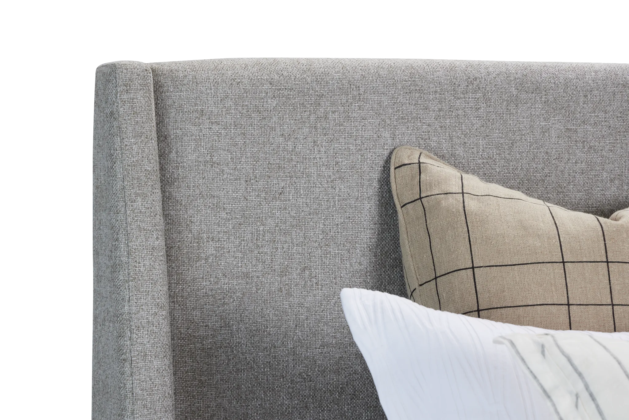 Provo Gray Uph Panel Bed