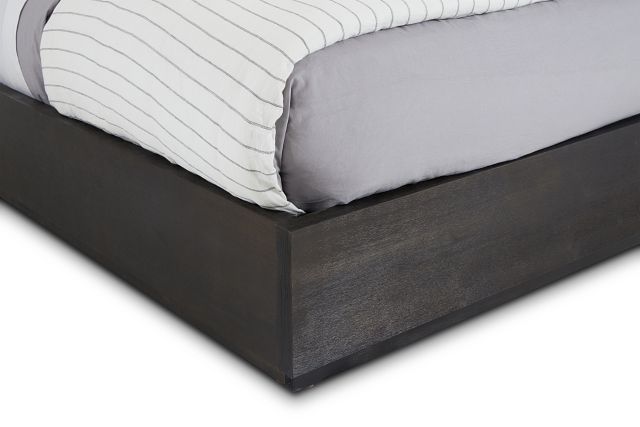 Madden Dark Tone Wood Platform Bed