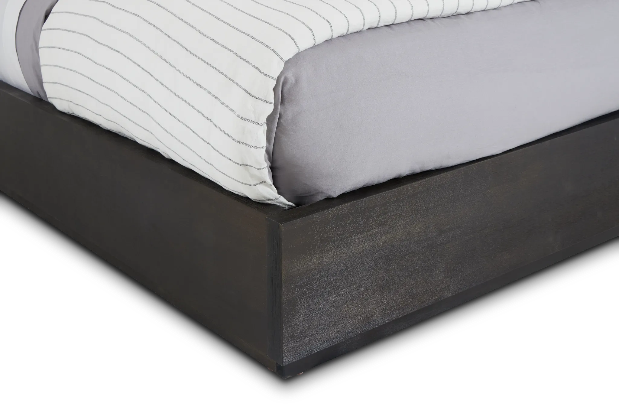 Madden Dark Tone Wood Platform Bed
