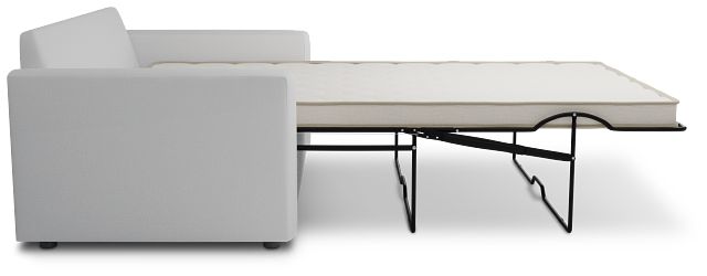 Siesta Suave White Fabric Innerspring Sleeper