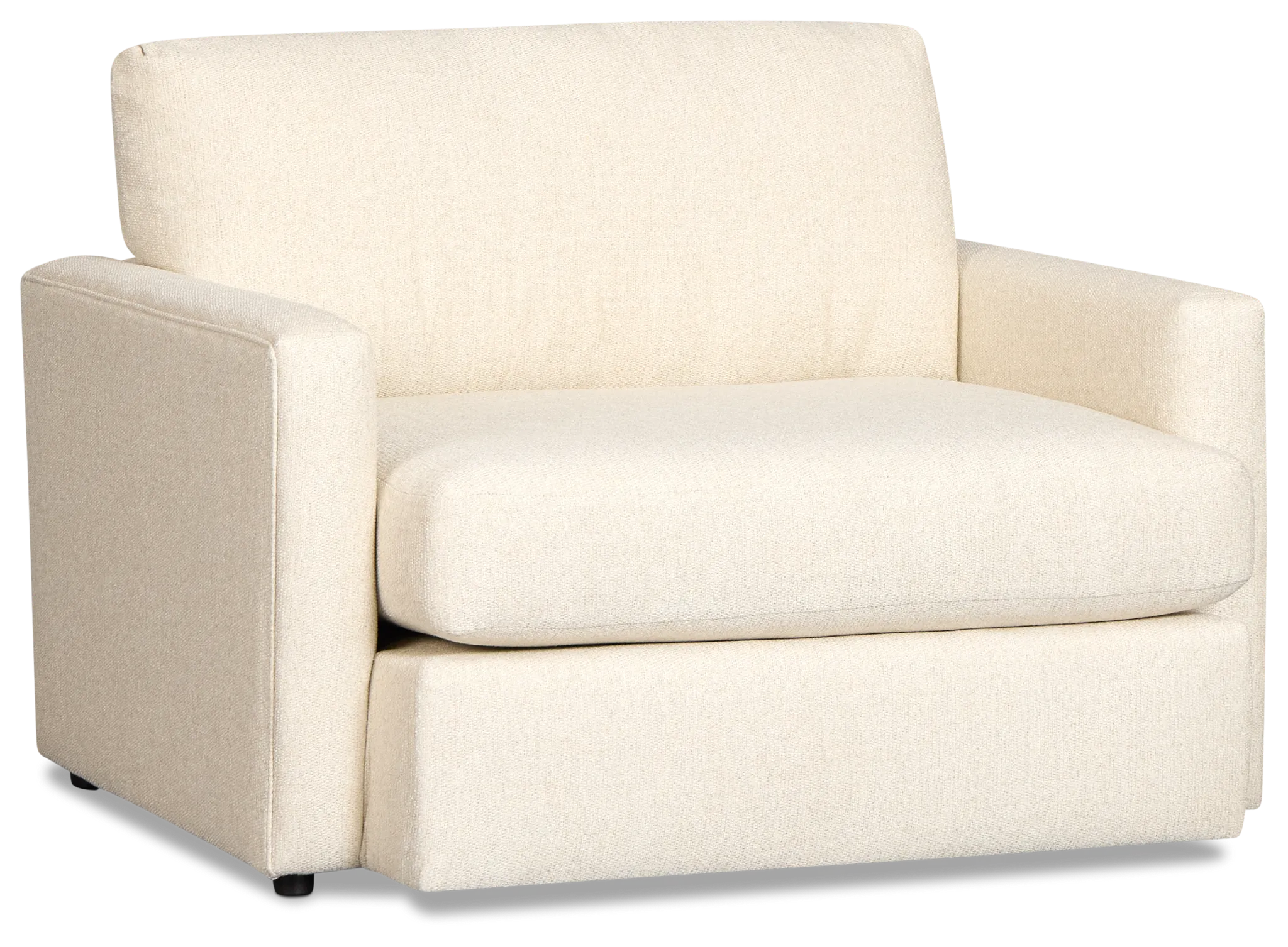Maxwell Light Beige Fabric Oversized Chair