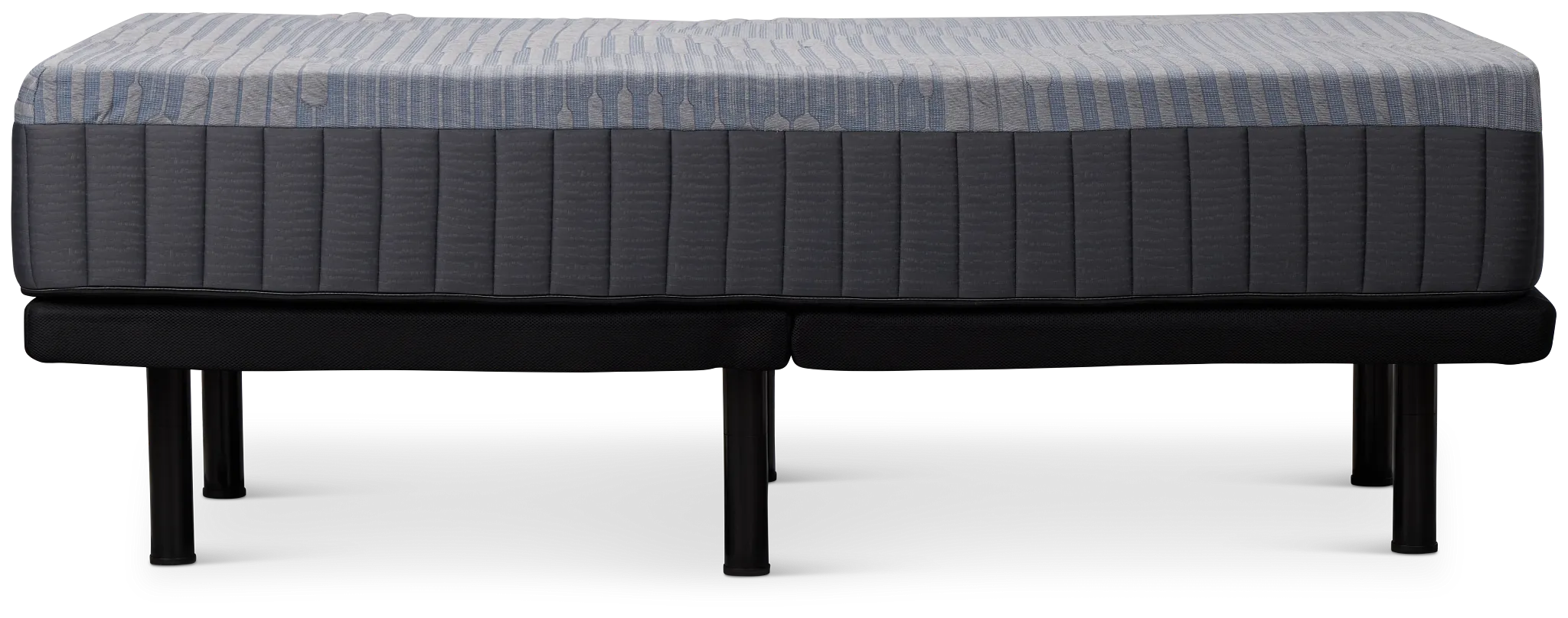 Kevin Charles By Sealy Hybrid Medium Deluxe Adjustable Mattress Set