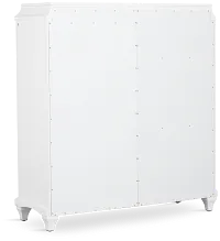 Milan White Door Chest