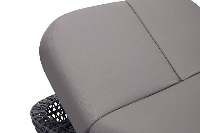 Fiji Gray Double Chaise