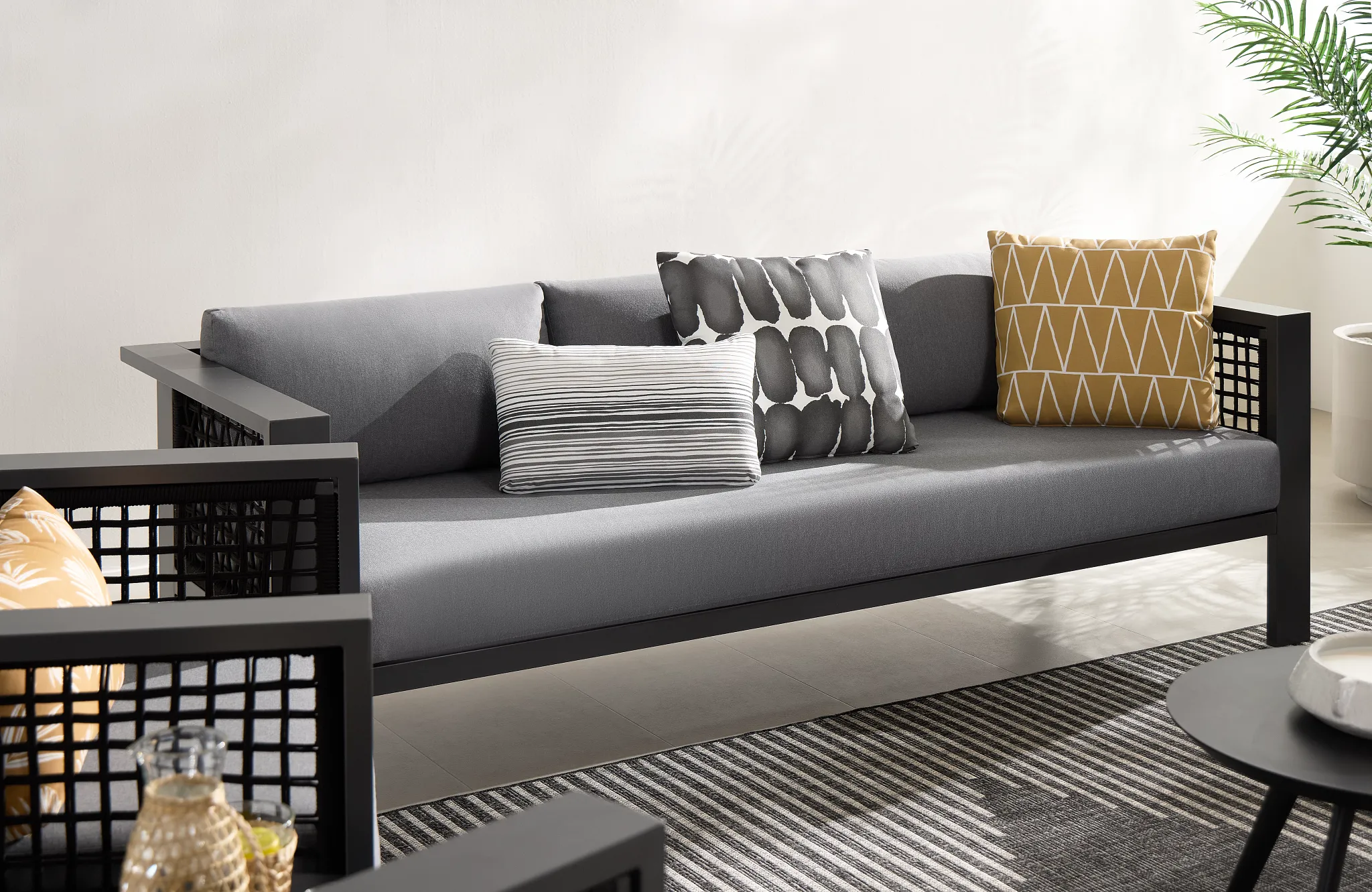 Sunrise Dark Gray Sofa