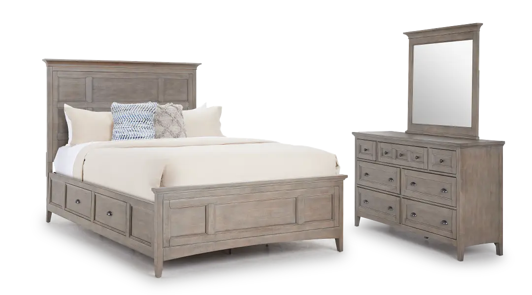 Heron Cove Light Tone Panel Storage Bedroom Heron Cove Light Tone Panel Storage Bedroom