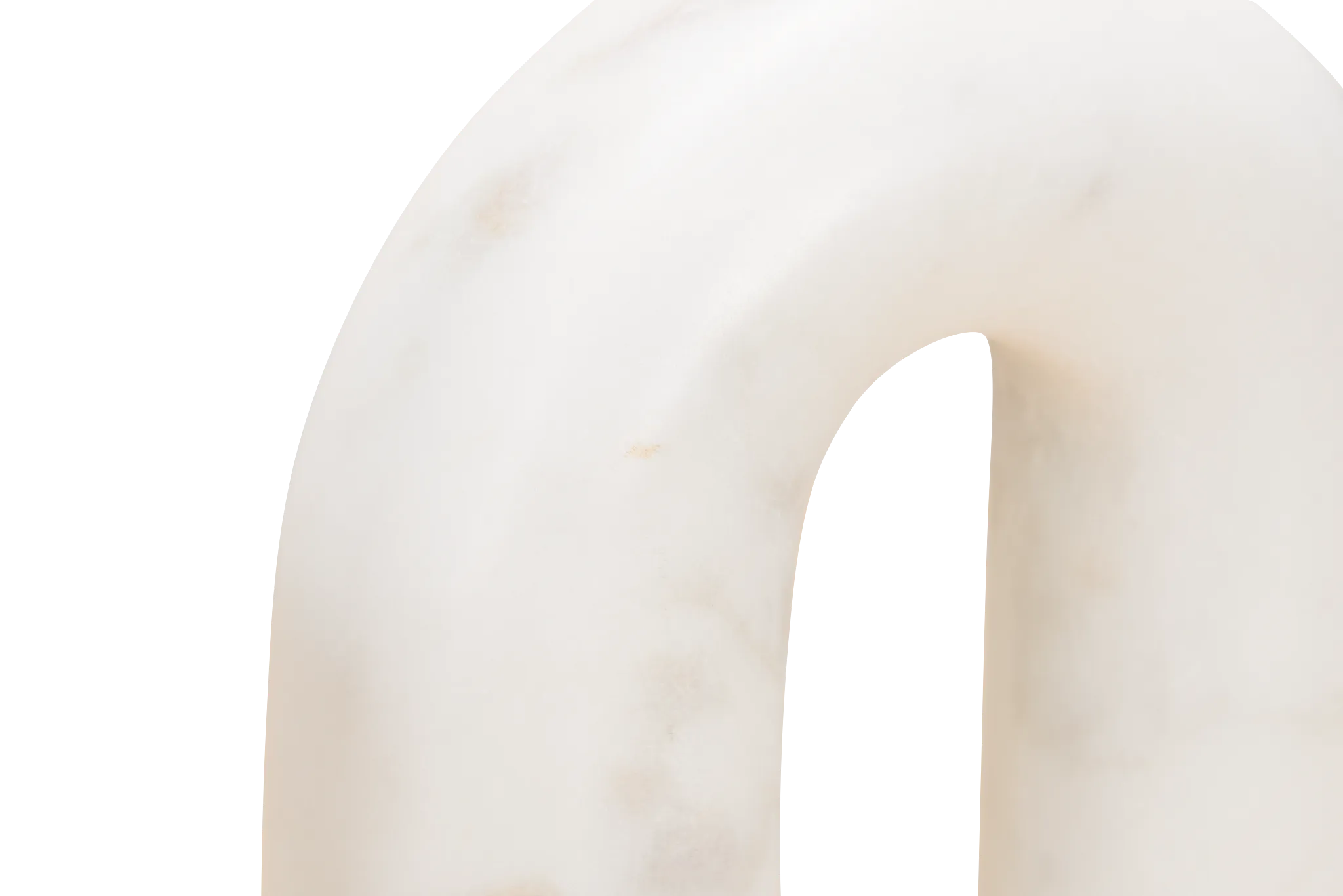 Aqua White Stone Sculpture