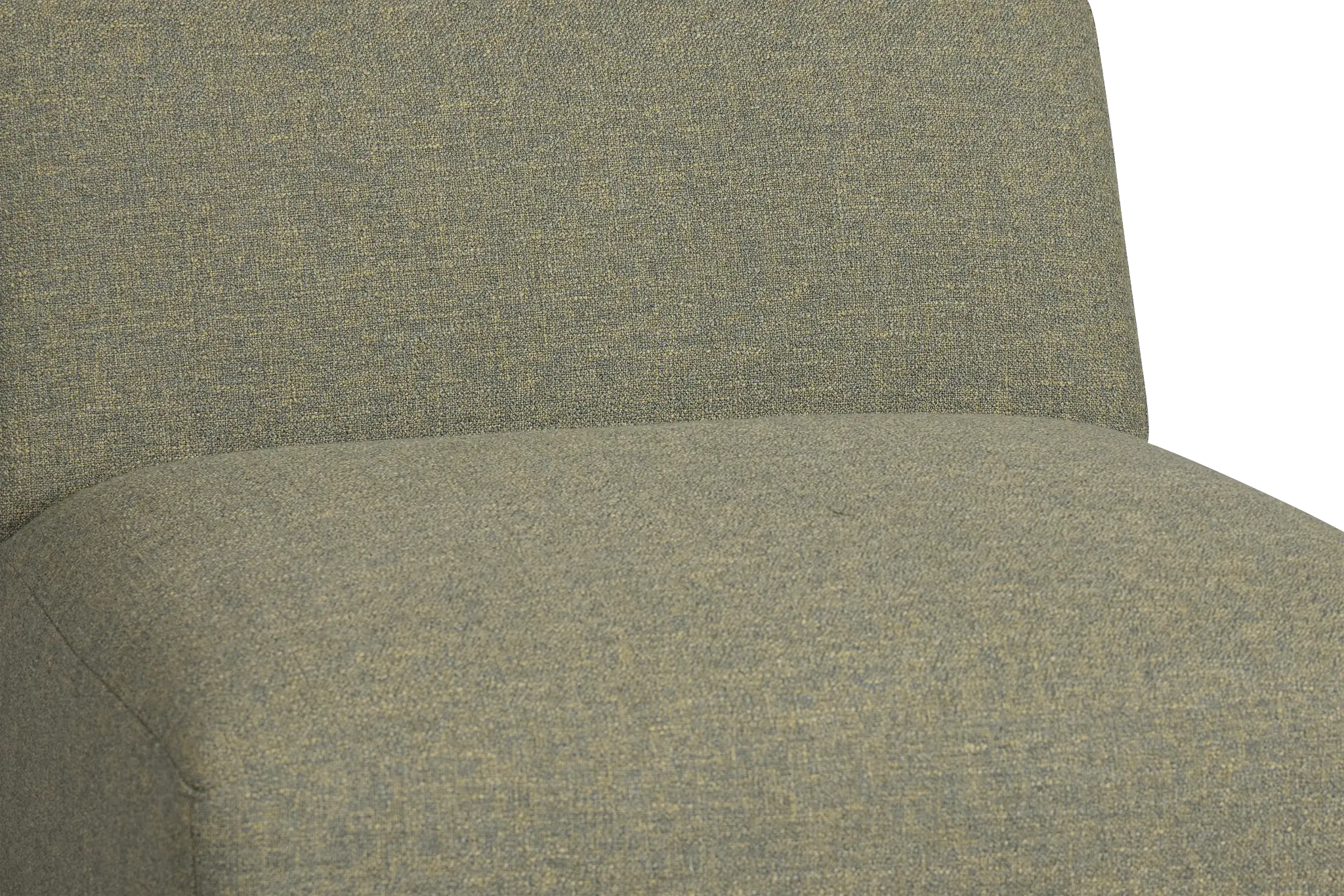 Baylor Green Fabric Armless Chair Baylor Green Fabric Armless Chair