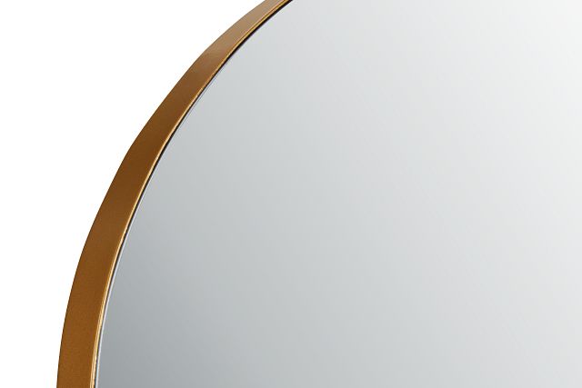 Hudson Gold Floor Mirror