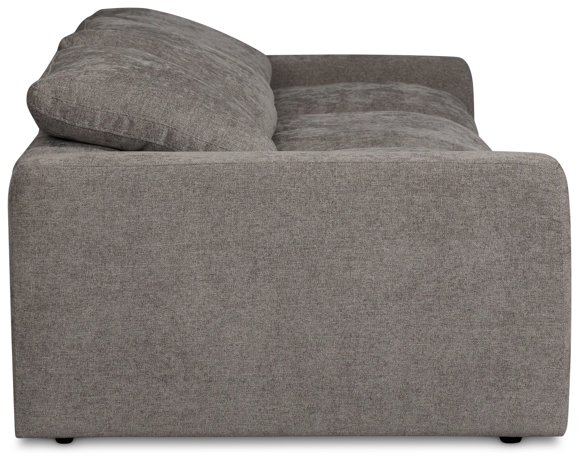 Drift Dark Gray Fabric 3-piece Modular Power Sofa