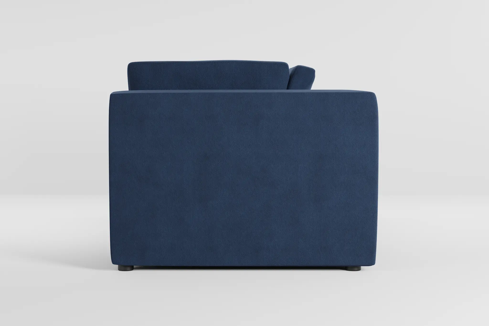 Destin Revenue Dark Blue Fabric 2-piece Modular Sofa Destin Revenue Dark Blue Fabric 2-piece Modular Sofa
