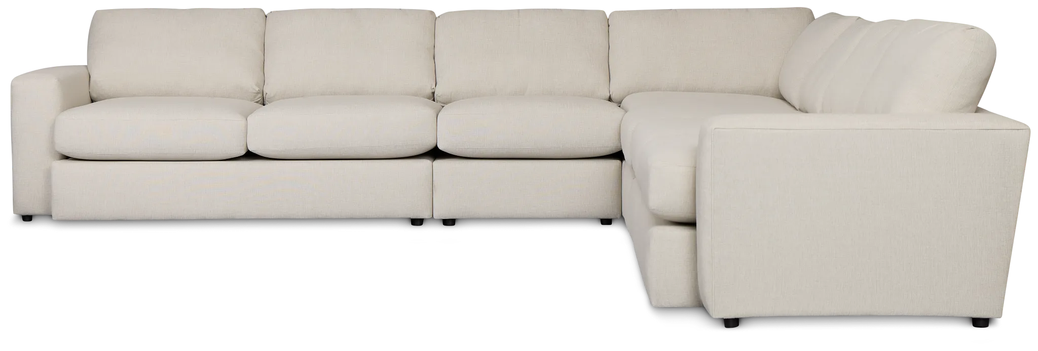 Brantley Light Beige Fabric Large Two-arm Sectional