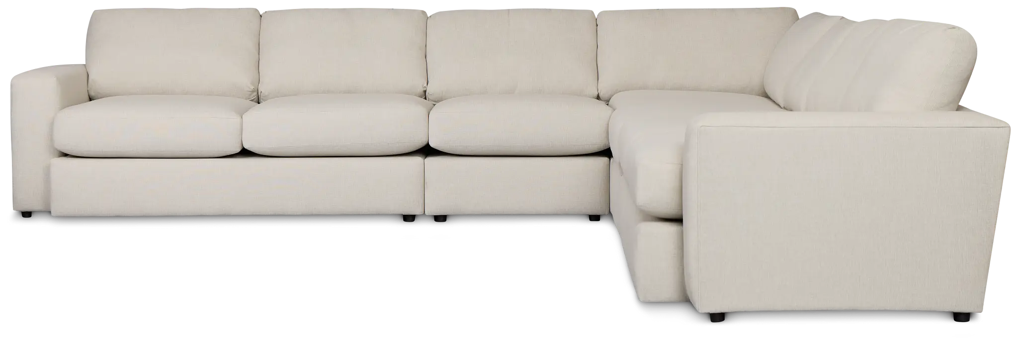 Brantley Light Beige Fabric Large Two-arm Sectional Brantley Light Beige Fabric Large Two-arm Sectional