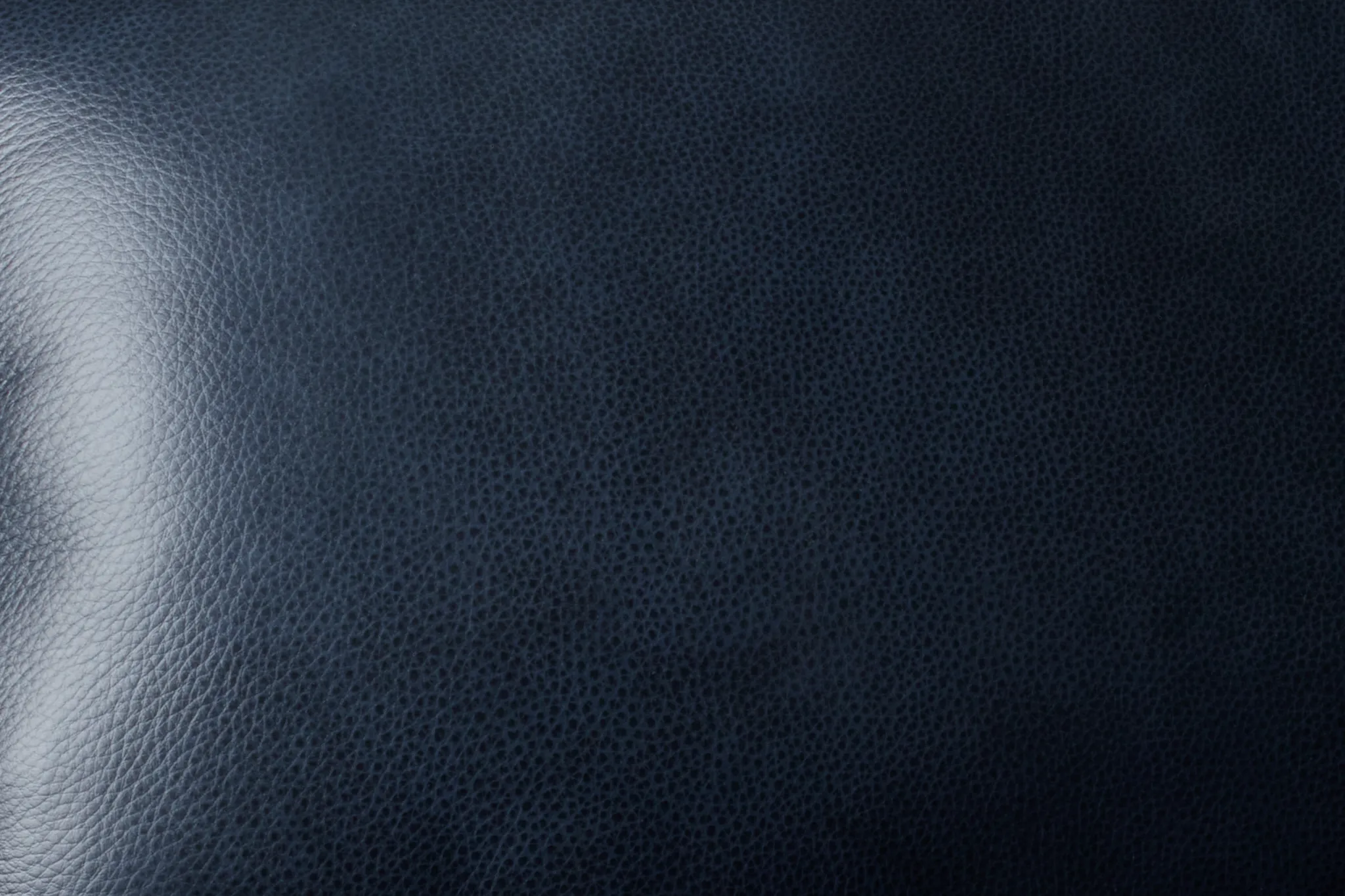 Preston Dark Blue Lthr/vinyl Power Recliner With Heat And Massage