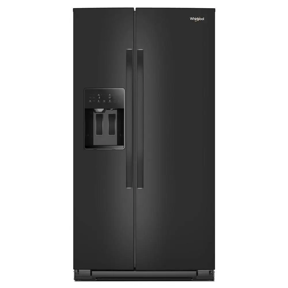 Whirlpool 5536 Series Black Side By Side Refrigerator Whirlpool 5536 Series Black Side By Side Refrigerator
