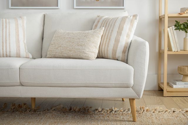Layla Light Beige Fabric Sofa