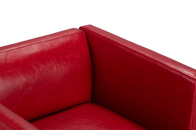 Leone Red Accent Chair