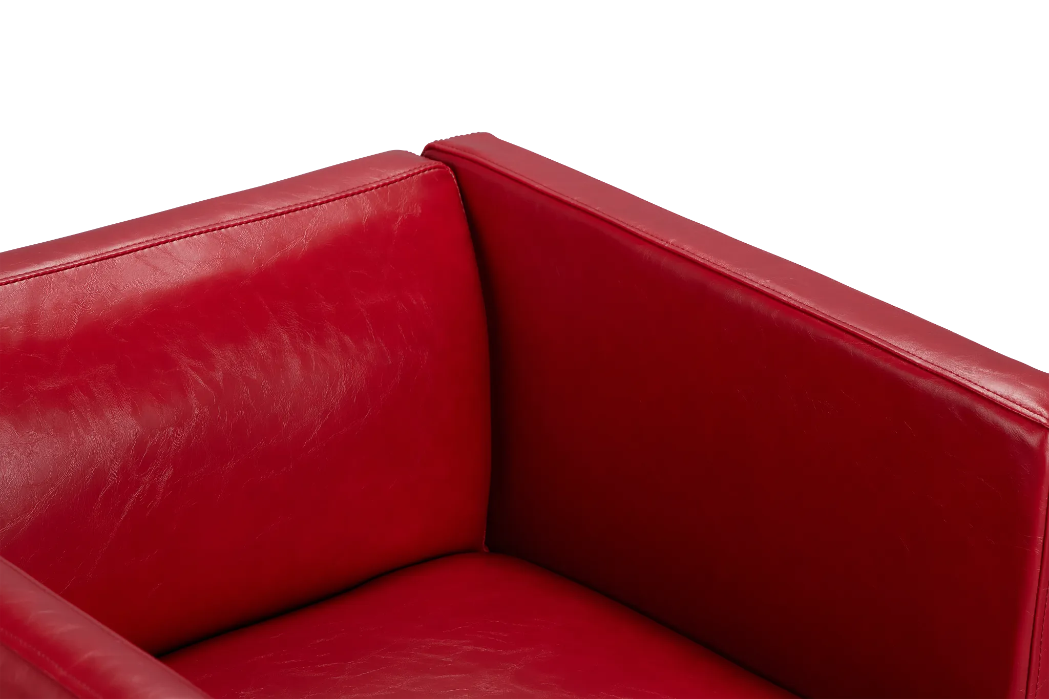 Leone Red Accent Chair