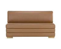 Gayle Brown Upholstered Dining Bench
