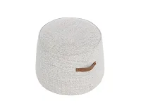 Jude Light Gray Fabric Accent Ottoman