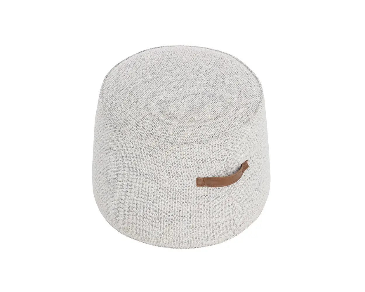 Jude Light Gray Fabric Accent Ottoman Jude Light Gray Fabric Accent Ottoman
