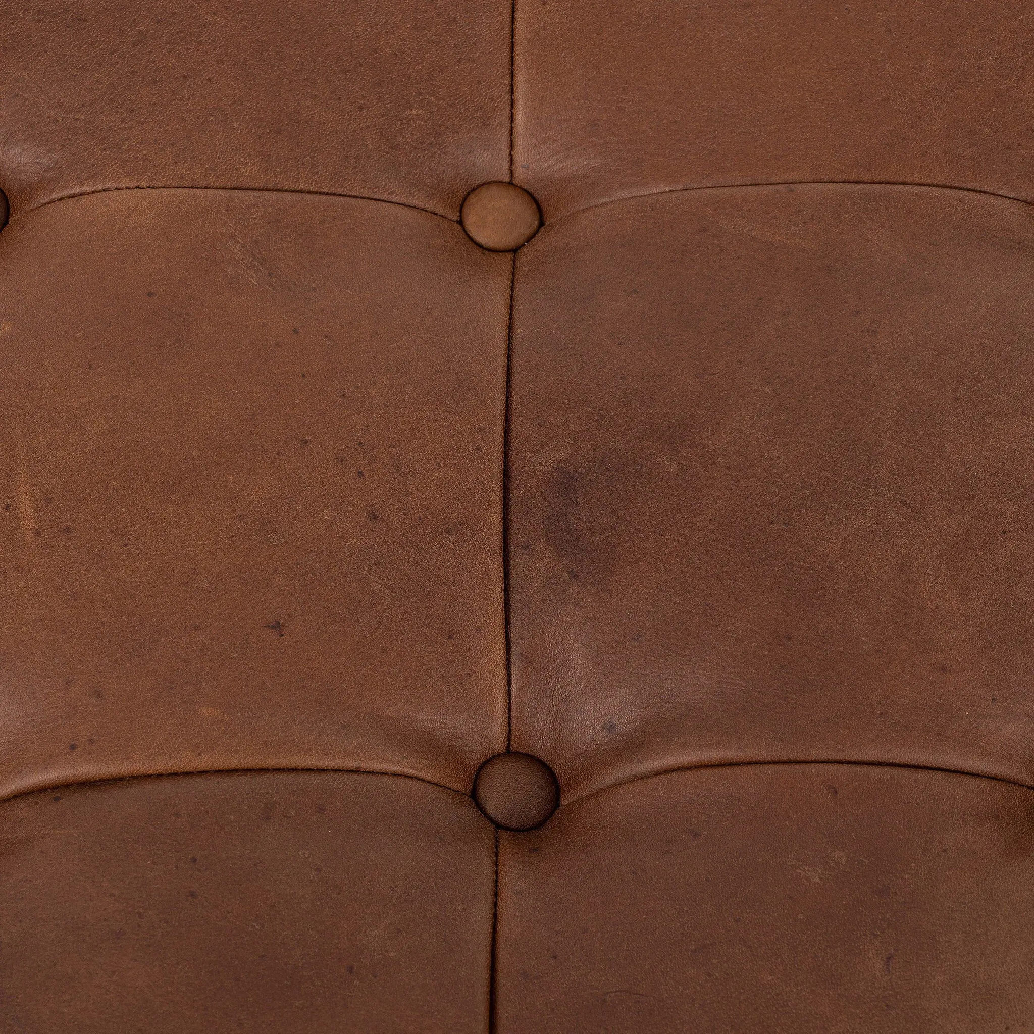 Ferda Brown Lthr/vinyl Ottoman