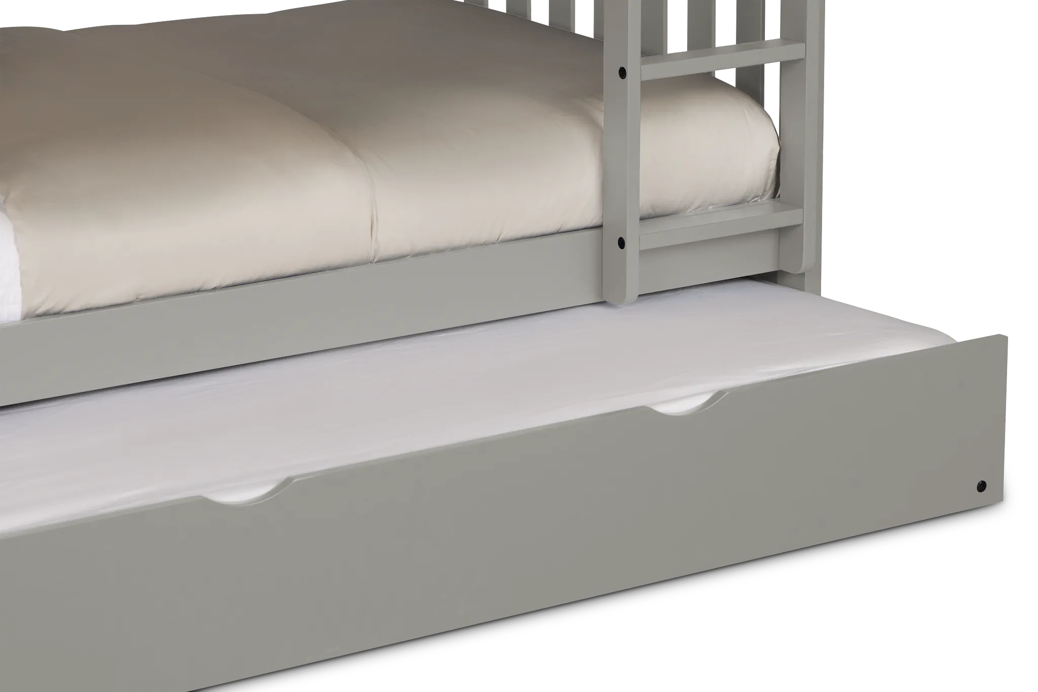 Charleston Gray Trundle Bunk Bed