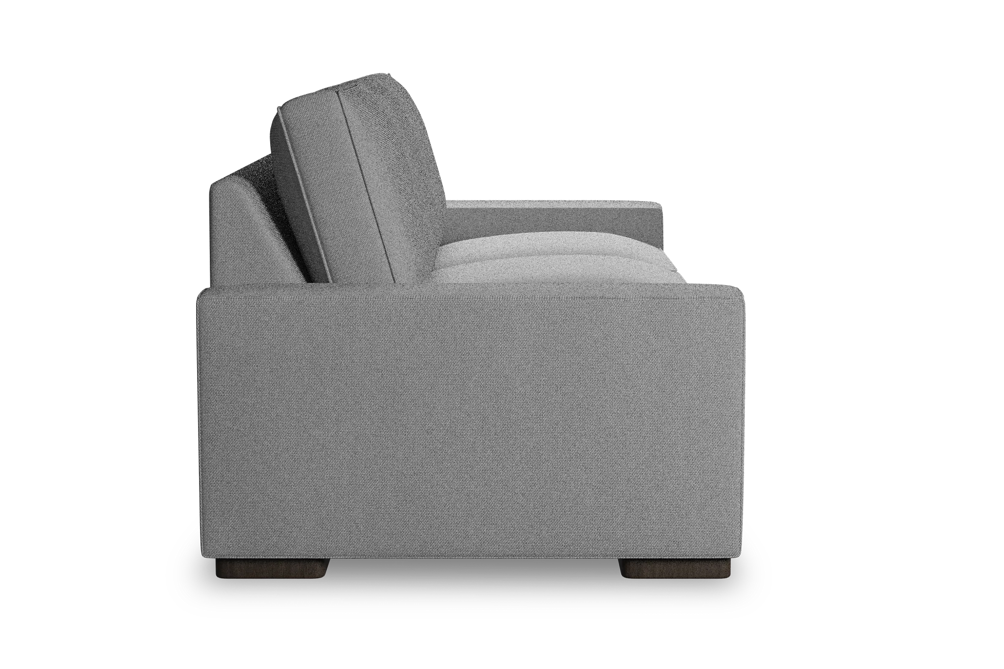 Edgewater Delray Light Gray 96" Sofa W/ 3 Cushions