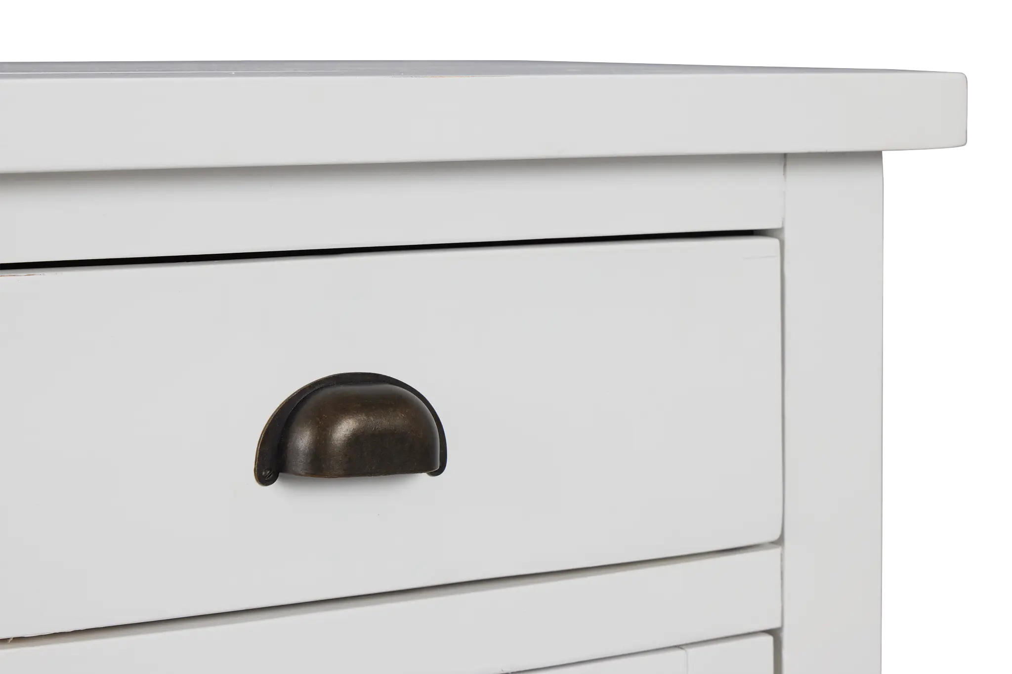 Bismark White Storage Accent Table Bismark White Storage Accent Table