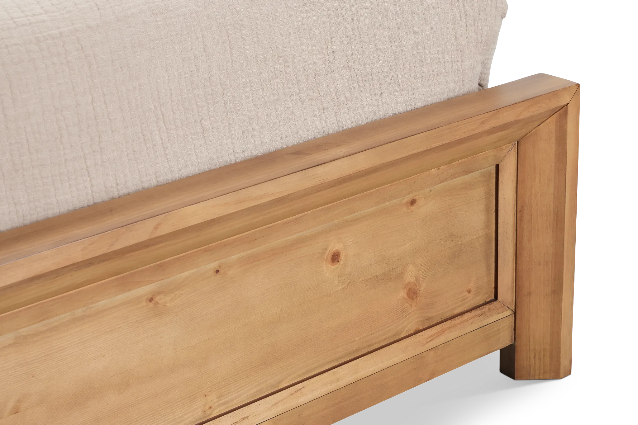 Vail Light Tone Panel Bed