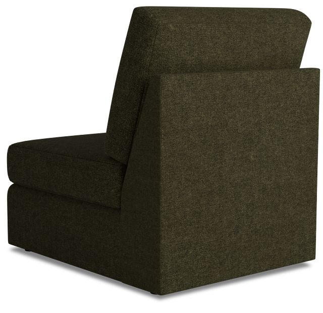 Citymod Green Fabric Armless Chair