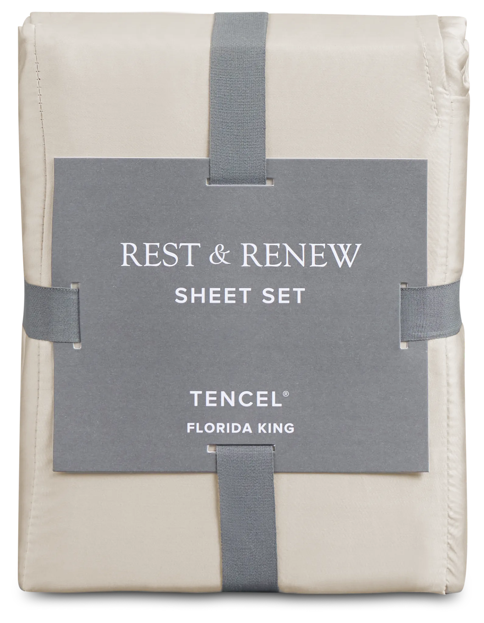 Rest & Renew Tencel Beige 300 Thread Sheet Set