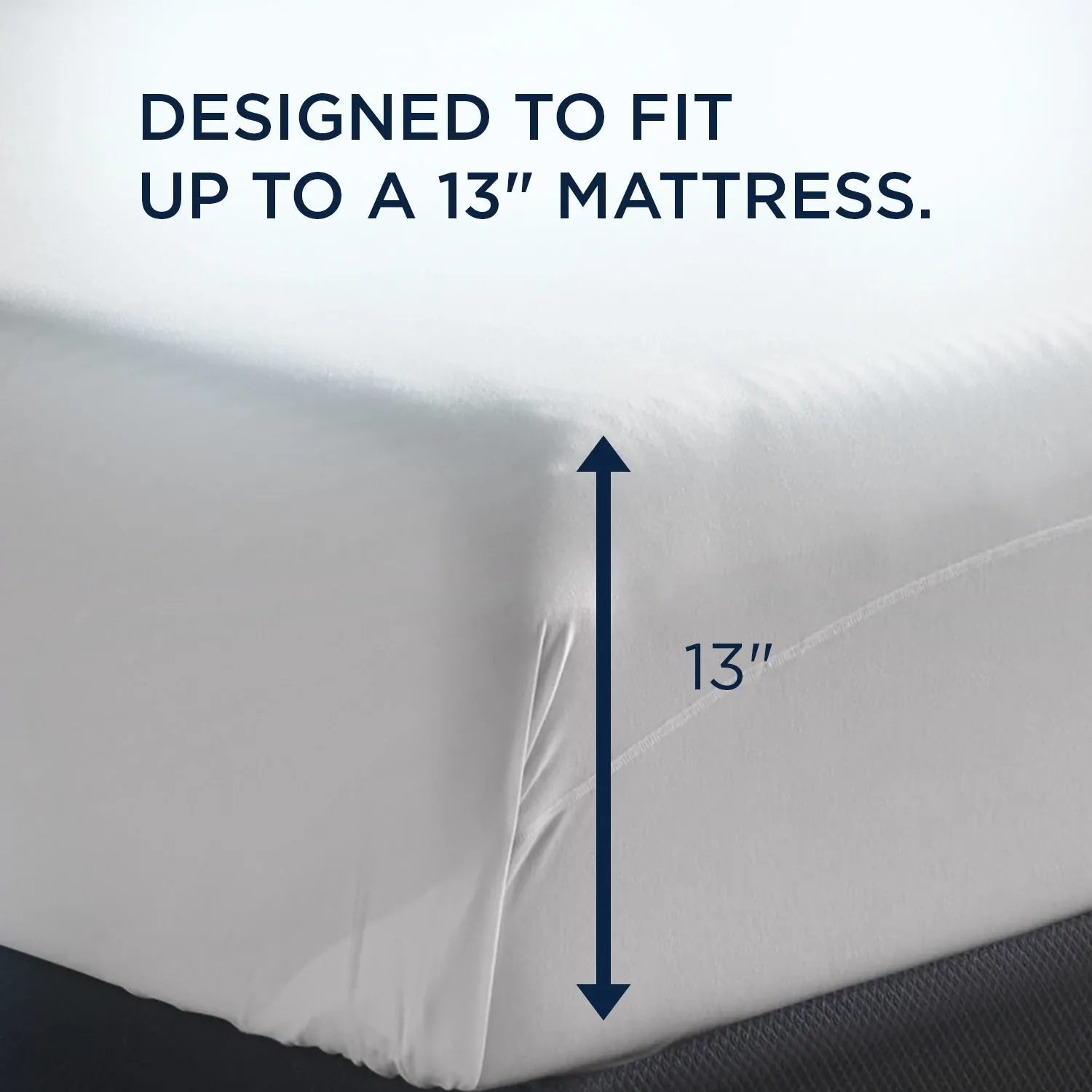 Tempur-pedic Breeze Cooling White Split King Sheets