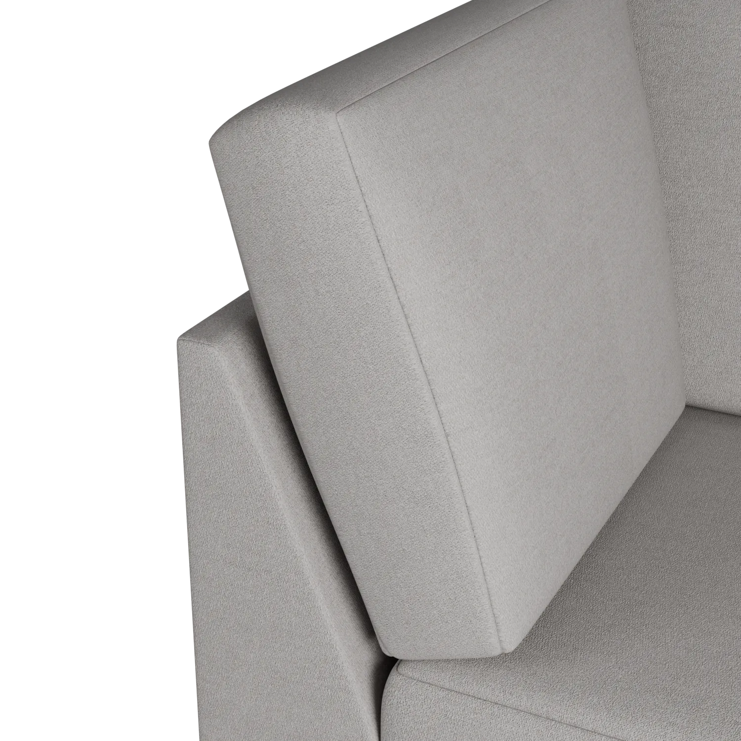 Citymod Light Gray Fabric Wedge