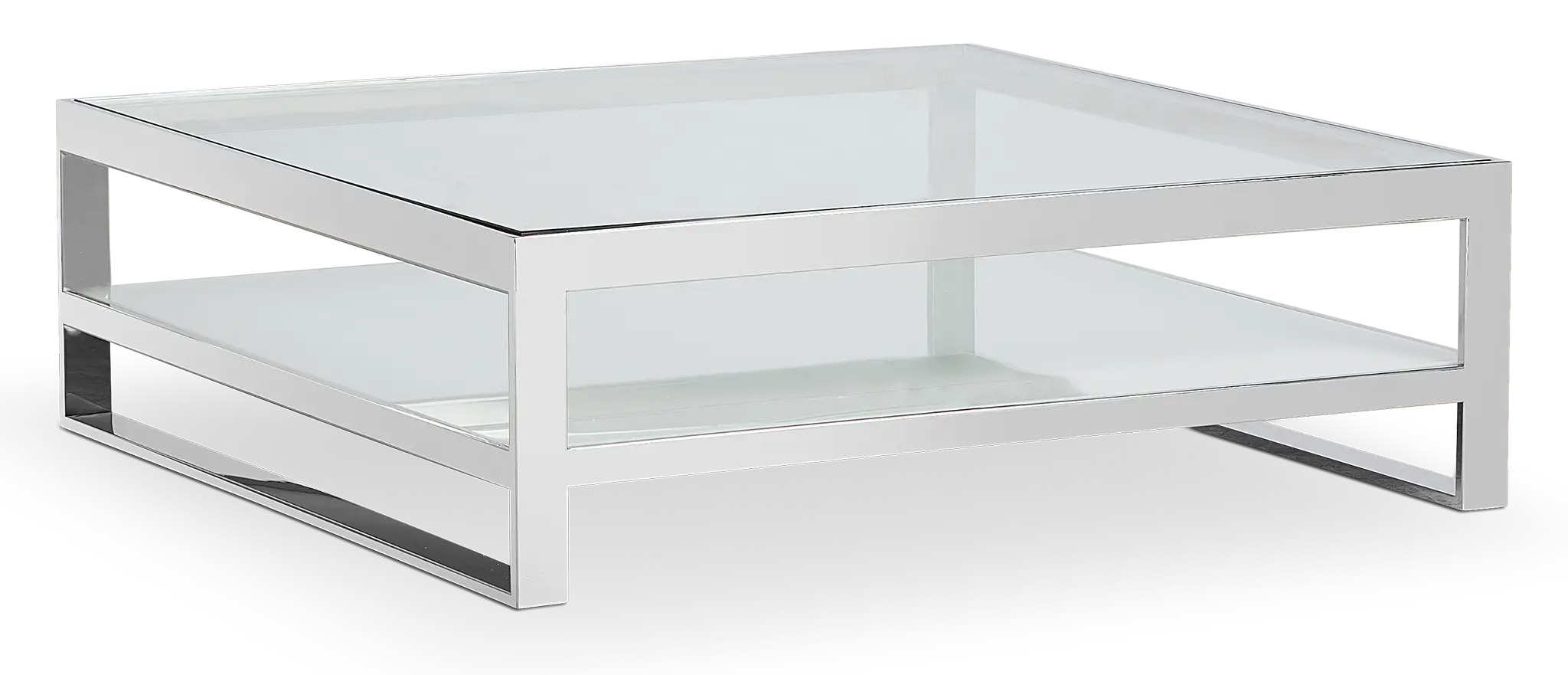 Miami White Glass Square Coffee Table Miami White Glass Square Coffee Table