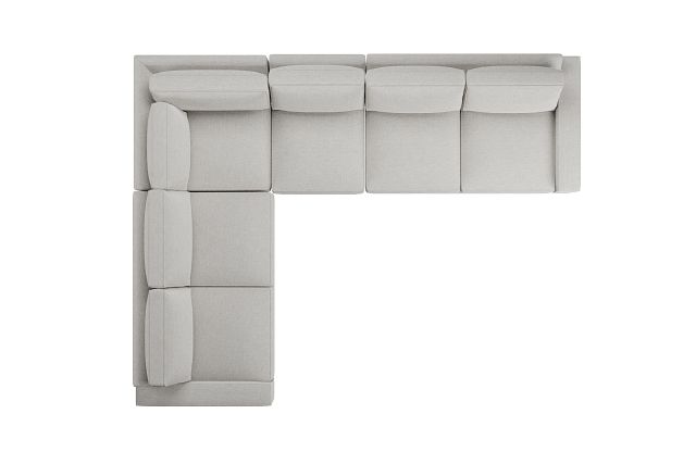 Edgewater Maguire Ivory Medium Two-arm Sectional