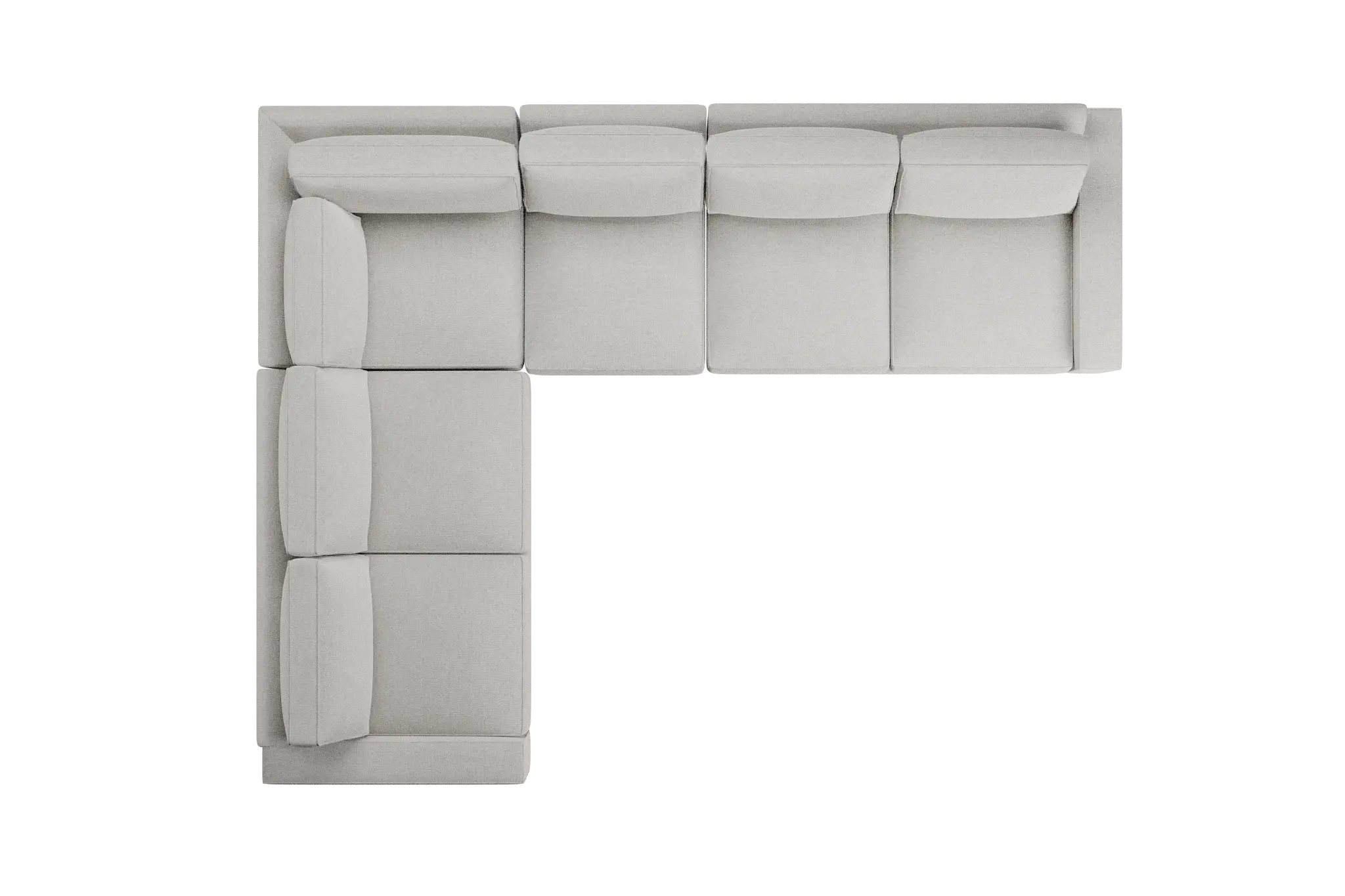 Edgewater Maguire Ivory Medium Two-arm Sectional Edgewater Maguire Ivory Medium Two-arm Sectional