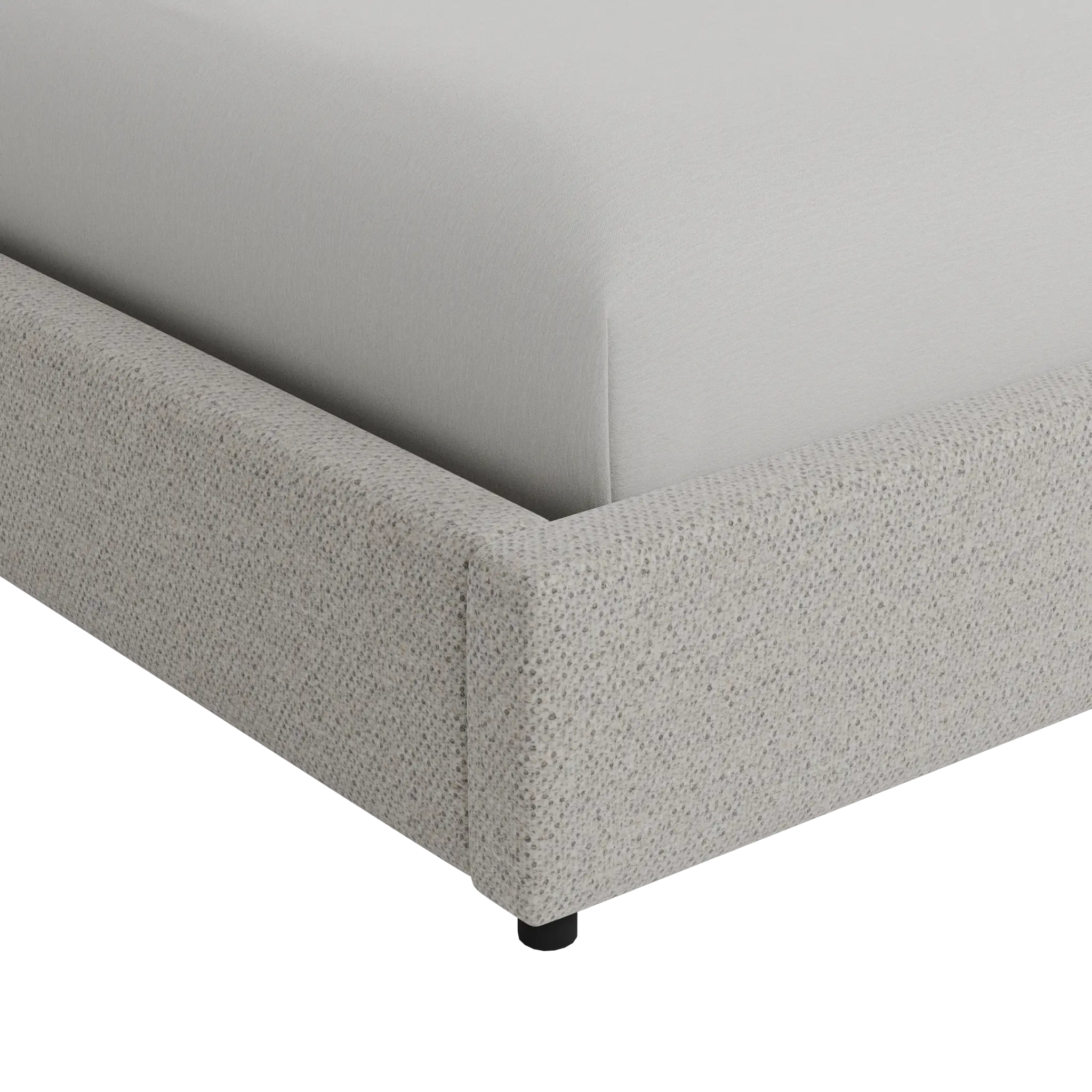 Captiva Gellar Gray 48" Upholstered Shelter Bed Captiva Gellar Gray 48" Upholstered Shelter Bed