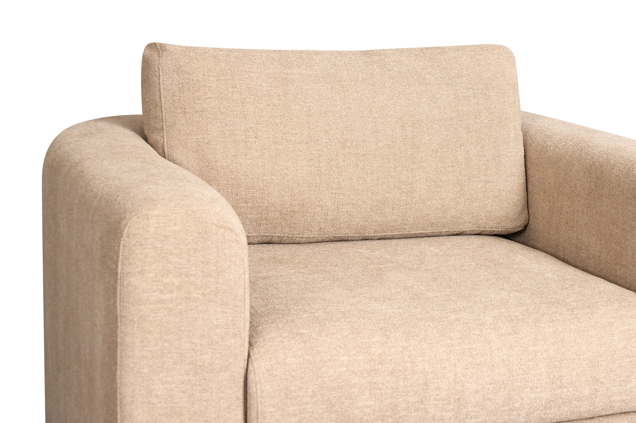 Alma Taupe Fabric Chair