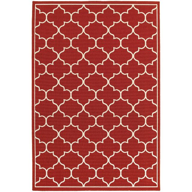 Melody Red Indoor/outdoor 2x3 Area Rug