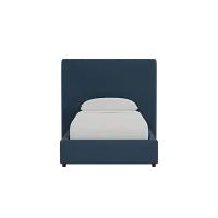 Grayton Elite Navy 54" Upholstered Platform Bed