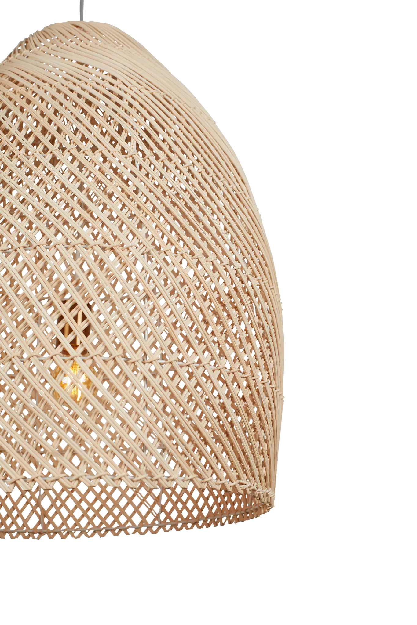 Rattan Large Pendant