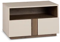 Brasilia Light Beige 1-drawer Nightstand
