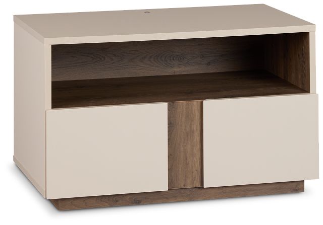 Brasilia Light Beige 1-drawer Nightstand
