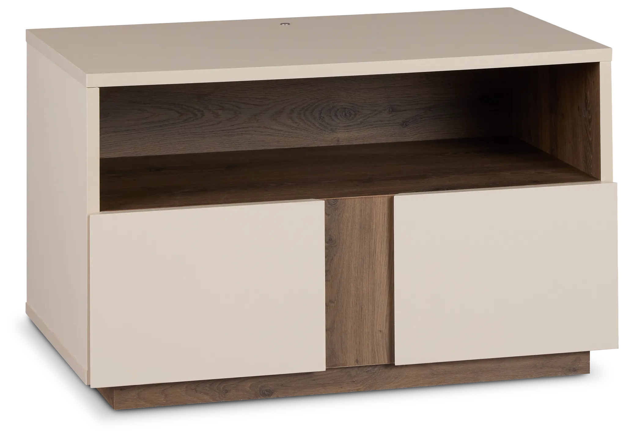 Brasilia Light Beige 1-drawer Nightstand